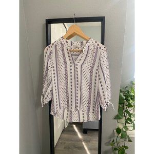 Clovis V Neck Blouse XS